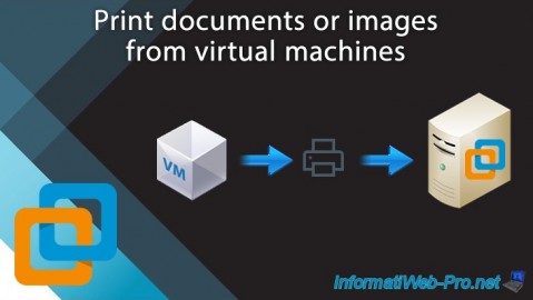 Print documents or images from virtual machines with VMware Workstation 16 or 15