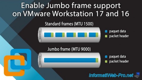Enable Jumbo frame support on VMware Workstation 17 and 16