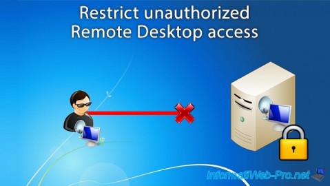 Restrict unauthorized remote desktop access to your RDS session host servers on Windows Server 2012 / 2012 R2 / 2016