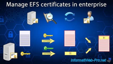 Manage EFS certificates in enterprise on Windows Server 2016