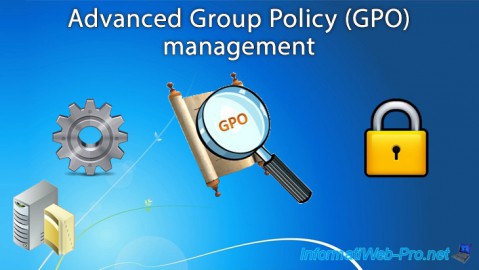 Use inheritance, application, ... of group policies (GPO) in an Active Directory infrastructure under Windows Server 2016