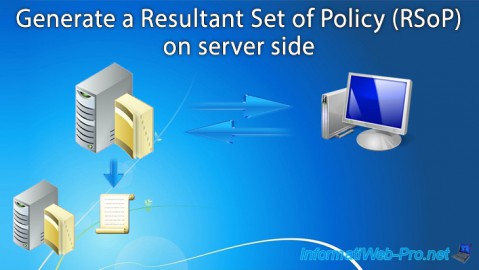 Generate a Resultant Set of Policy (RSoP) from a domain controller with Active Directory on Windows Server 2016