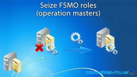 Seize FSMO roles (operation masters) on your Active Directory infrastructure on Windows Server 2016