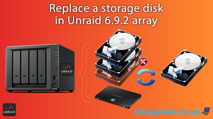 Replace a storage disk in Unraid 6.9.2 array - NAS - Tutorials ...